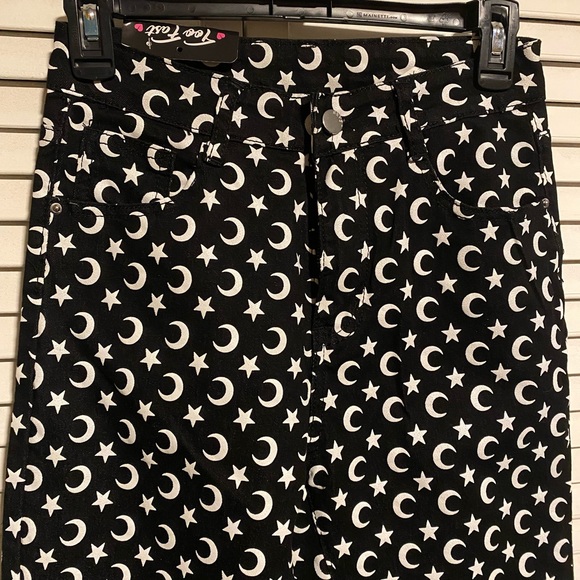 Too Fast clothing moon and star jeans size xl BNWT - Picture 5 of 5